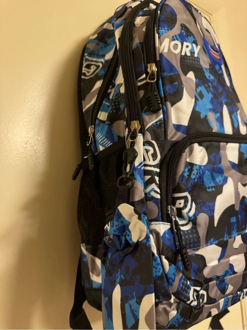 Men's Blue Camo Backpack